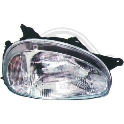Kuva DIEDERICHS 1812080 Ajovaloumpio Oikea H4 Ilman sähkömoottoria OPEL: Corsa B Hatchback
