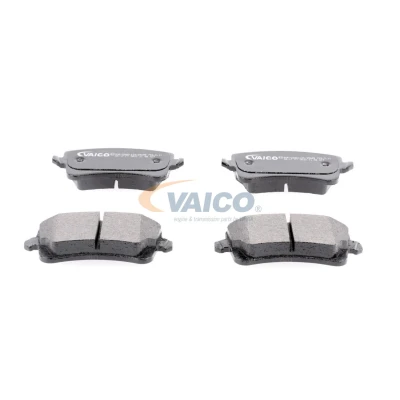 Kuva VAICO V10 8305 Jarrupalat Q+, original equipment manufacturer quality Taka akseli Ei kulumisenilmaisimelle, Ilman kulumisenilmaisinta E hyväksynnällä