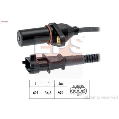 Kuva EPS 1.953.563 Kampiakselin Asentotunnistin Made in Italy OE Equivalent HYUNDAI: Getz, i30 I Hatchback, Sonata V, KIA: Sportage II