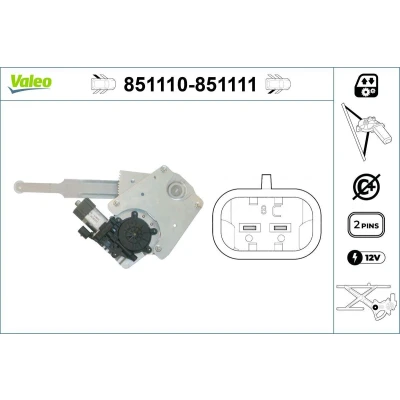 Kuva Lasinnostin VALEO 851110, Vasen