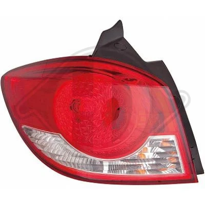 Kuva DIEDERICHS 6913191 Takavalot Vasen P21/5W, PY21W Ilman lampun kantaa
