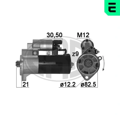 Kuva ERA 220651A Starttimoottori 12 2 9 VOLKSWAGEN: LT 28 35 II Bussi