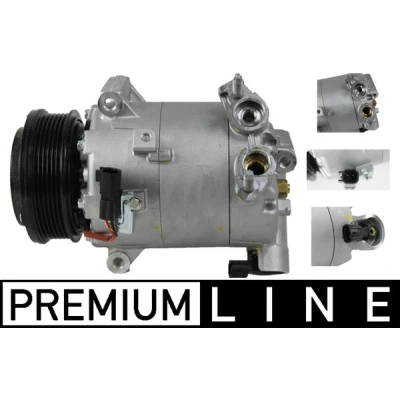 Kuva MAHLE ORIGINAL ACP 548 000P Ilmastoinnin Kompressori 7VS19ec 12 PAG 46 YF R 1234yf, 134a Tiivisterenkaalla ilman öljynpäästöruuvia