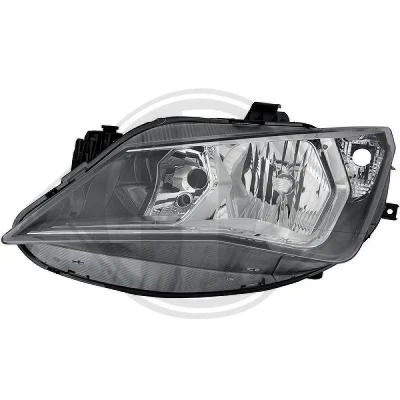 Kuva DIEDERICHS 7427083 Ajovaloumpio Vasen H7/H7 Kromi SEAT: Ibiza 4 Sportcoupe
