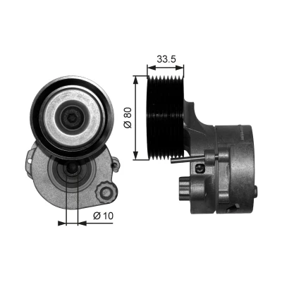 Kuva GATES T38561 Hihnankiristin Micro V UNIQUE FIT