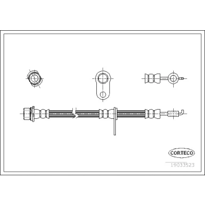 Kuva Jarruletku, Etuakseli, oikea, Oikea TOYOTA AVENSIS VERSO OE 9094702C77