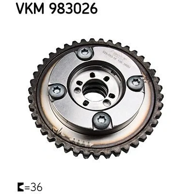 Kuva SKF VKM 983026 Nokka Akselin Hammaspyörä Imupuoli MERCEDES BENZ: C sarja Sedan, T modell