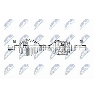 Kuva NTY NPW ME 056 Vetoakseli Etuakseli, oikea, Oikea 1003 MERCEDES BENZ: ML sarja, GL