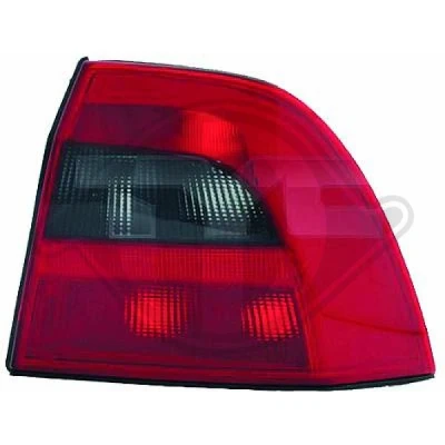 Kuva DIEDERICHS 1824292 Takavalot Oikea Musta, Punainen Ilman lampun kantaa OPEL: Vectra B CC