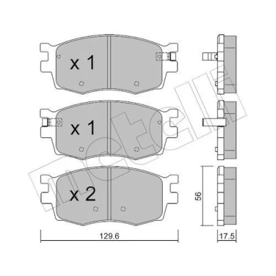 Kuva Jarrupalasarja, levyjarru METELLI 22 0724 0