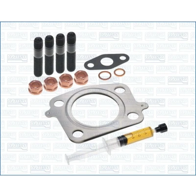 Kuva AJUSA JTC11480 Asennussarja Turboahdin with studs, syringe oil Tiivisteillä asennusohjeella