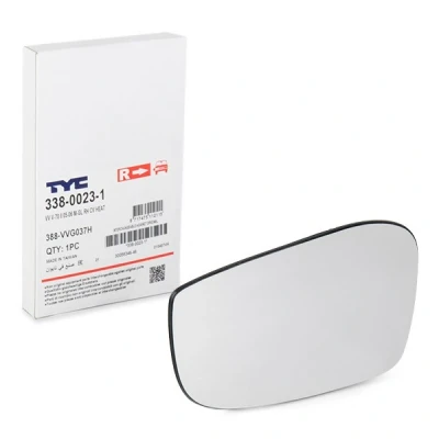 Kuva TYC 338 0023 1 Sivupeilin Lasi Oikea VOLVO: V70 2, S60 I, S80 I