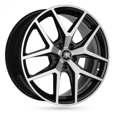 Kuva Racer Element Shiny Black Machined Face 9/19 5/112 ET35 B66
