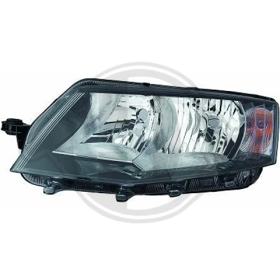 Kuva DIEDERICHS 7832981 Ajovaloumpio Vasen PWY24W, H15, H7 Valokorkeussäätimen moottorilla SKODA: Octavia 3 Schrägheck, Combi