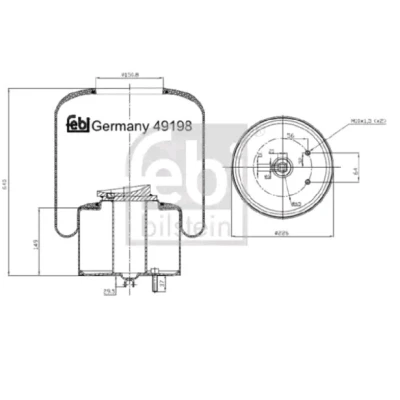 Kuva FEBI BILSTEIN 49198 Metallipalje, ilmajousitus