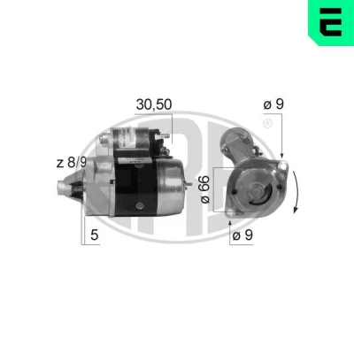 Kuva ERA 220017A Starttimoottori 12 0,8 8, 9 SUZUKI: Vitara I SUV, Grand 1 2 SUV