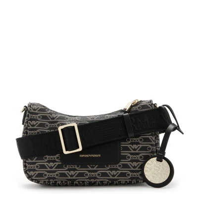 Kuva Emporio Armani Baguette Monogram Olkalaukku, Koko: One Size, Nero/ecru