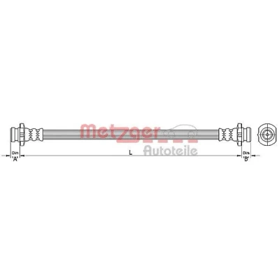 Kuva METZGER 4110393 Jarruletku 284