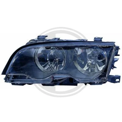 Kuva DIEDERICHS Priority Parts 1214180 Ajovaloumpio Oikea H7/H7 Musta BMW: 3 Coupe