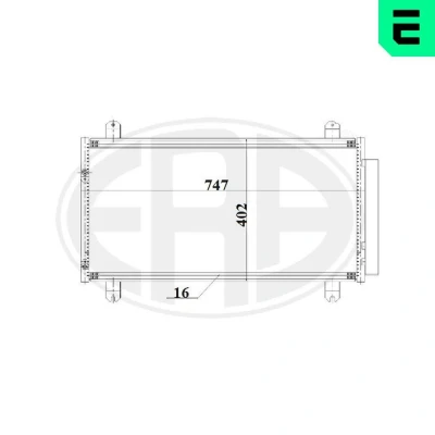 Kuva ERA 667196 Ilmastoinnin Lauhdutin Vedenerottimella MITSUBISHI: Grandis