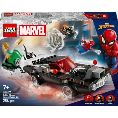 Kuva LEGO Super Heroes 76309 Spider Man vastaan Venom muskeliauto