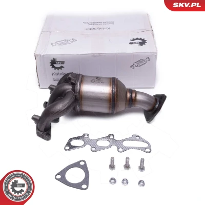 Kuva Katalysaattori, Edessä OPEL AGILA, CORSA C, D, D Skåp/halvkombi, VAUXHALL AGILA Mk I, II OE 13106542, 24410080, 24459702