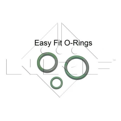 Kuva NRF EASY FIT 32027 Ilmastoinnin Kompressori DCW17D 12 PAG 46 R 134a kompressoriöljyllä, Tiivisterenkaalla AUDI: A6 C4 Avant, A8 D2