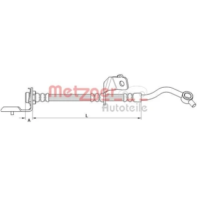 Kuva METZGER 4110820 Jarruletku 471 M10 x 1