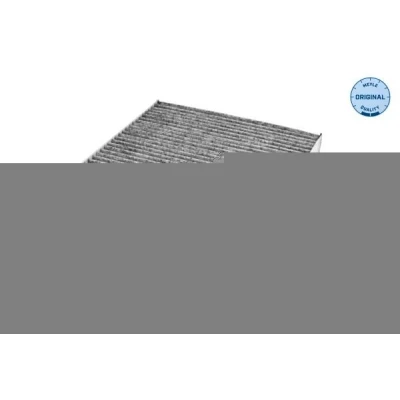 Kuva MEYLE 112 320 0001 Raitisilmasuodatin Aktiivihiilisuodatin, Suodatinpanos, hajuja poistava vaikutus 280 205 25 ORIGINAL Quality