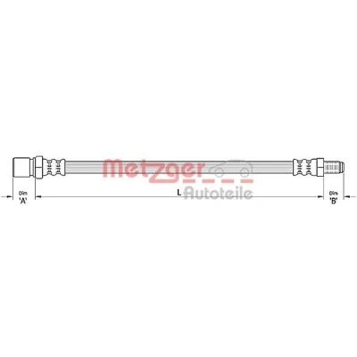 Kuva METZGER 4110310 Jarruletku 442
