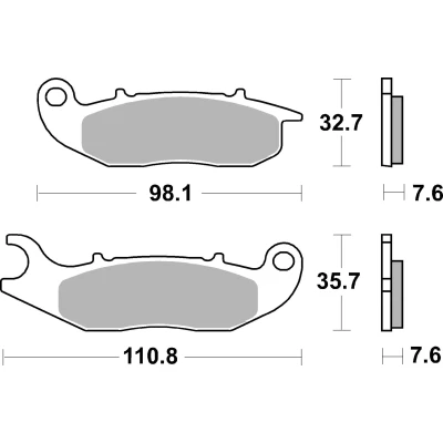 Kuva BREMBO Carbon Ceramic, Road 07GR03CC Jarrupalat Edessä ja takana