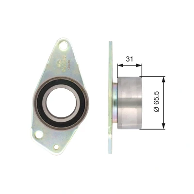 Kuva GATES FleetRunner Micro V Stretch Fit T42090 Ohjainrulla, Hammashihna 65 VOLVO: V40 Farmari