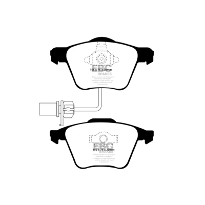 Kuva Jarrupalasarja, levyjarru EBC BRAKES Ultimax DP1495, Edessä