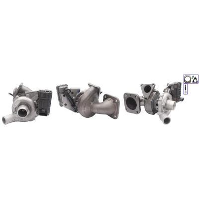 Kuva RTC Technicturbocharger TTC7679338 Turboahdin Pakokaasuahdin FORD: Transit Mk6 Bussi, Van, Flatbed Kuorma auto/Alusta