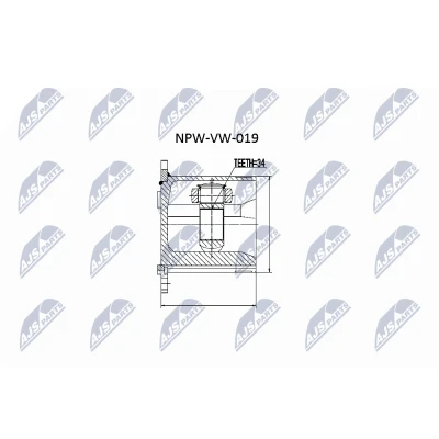 Kuva NTY NPW VW 019 Vetonivel Vaihteiston puoli VOLKSWAGEN: Sharan I