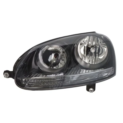 Kuva VAN WEZEL 5893961 Ajovaloumpio Vasen H7/H7 Kromi Lasinkirkas Oikeanpuoleiselle liikenteelle Valokorkeussäätimen moottorilla PX26d VOLKSWAGEN: Golf 5