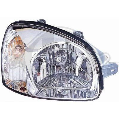 Kuva DIEDERICHS 6870080 Ajovaloumpio Oikea H4, W5W, PY21W HYUNDAI: Santa Fe I