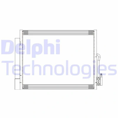 Kuva DELPHI CF20294 Ilmastoinnin Lauhdutin Vedenerottimella 12 9 496