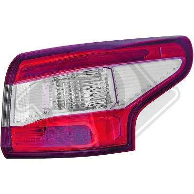Kuva DIEDERICHS 6046890 Takavalot Oikea Uloin osa PY21W NISSAN: Qashqai 2