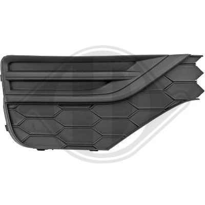 Kuva DIEDERICHS 2276046 Puskurin Ritilä Eteen, oikea Autoille ilman sumuvaloja VOLKSWAGEN: Amarok Pick up