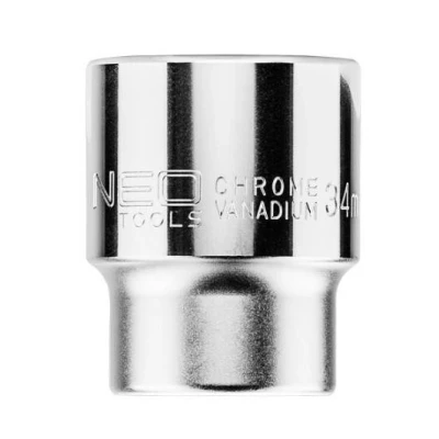 Kuva NEO TOOLS 08 316 Hylsyavain 3/4 3124 34 mm Kromi vanadium teräs Kuusikulma