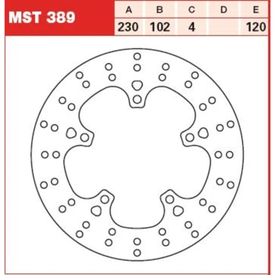 Kuva TRW MST389 Jarrulevyt 230 4