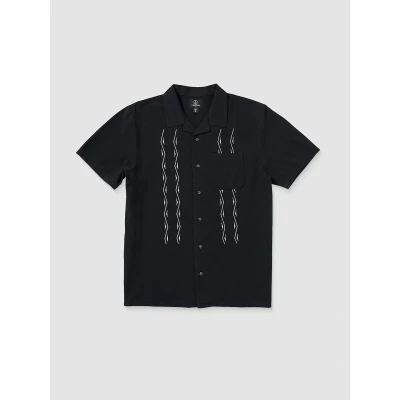 Kuva Volcom Bayamostone Vapaaajan kauluspaita, Koko: Large, Black