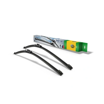 Kuva Pyyhkijänsulka Hella Easy Set Oe 9XW 358 164 101 Edessä Flatblade pyyhinsulka (rungoton) MERCEDES BENZ: C sarja T modell, Sedan