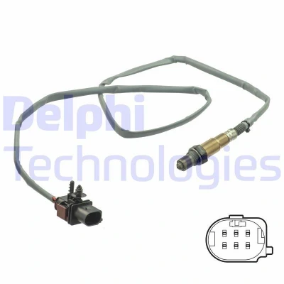 Kuva DELPHI ES21101 12B1 Lambda Anturi Laajakaista lambdasondi, Lämmitetty VOLKSWAGEN: Golf 7 Variant, 7, Sportsvan, SKODA: Octavia 3 Combi