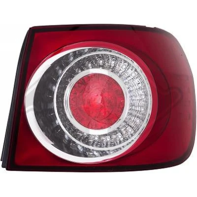 Kuva DIEDERICHS 2215690 Takavalot Oikea Uloin osa LED lampun kannalla, Ilman kantaa VOLKSWAGEN: Golf Plus / Crossgolf