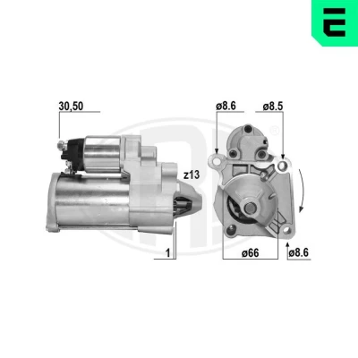 Kuva Käynnistin bmw, mini OE 12418570845, 12418570848, 8570848