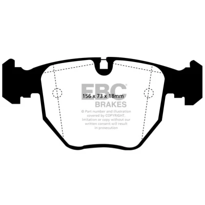Kuva Jarrupalasarja, levyjarru EBC Brakes DP21036