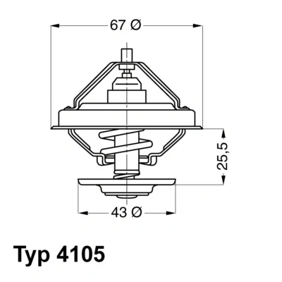 Kuva Termostaatti, jäähdytysneste MERCEDES BENZ OE 002 203 32 75, 45 47 75