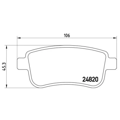 Kuva BREMBO P 68 054 Jarrupalat Ilman kulumisenilmaisinta Jarrusatulan ruuveilla Tarvikkeilla RENAULT: GRAND SCENIC 3